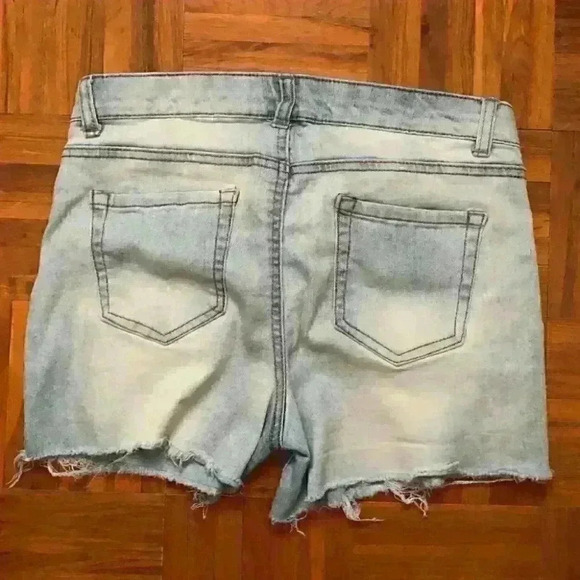 cat & jack distressed short shorts youth xl 14-16 - Picture 2 of 5